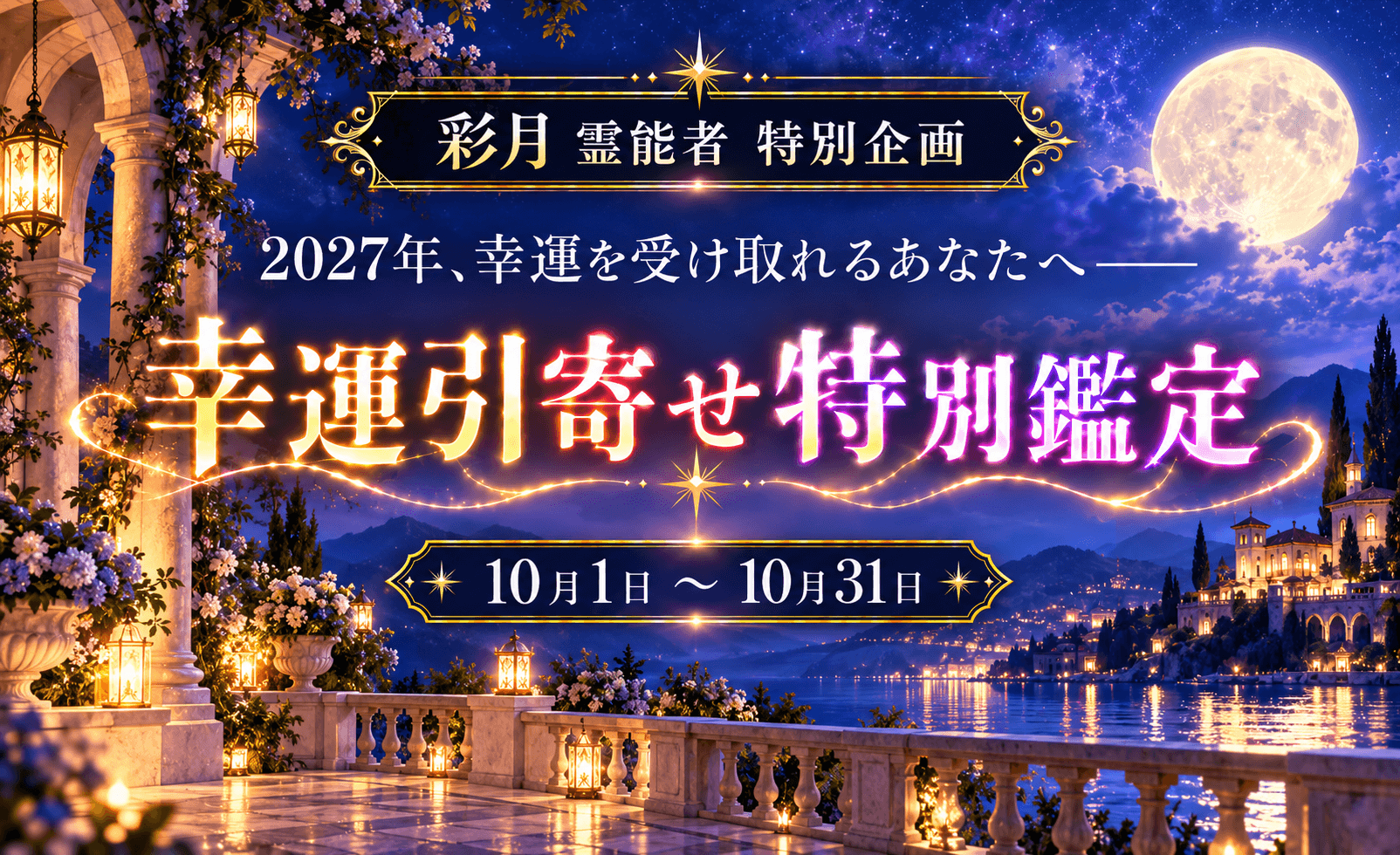 幸運引寄せ特別鑑定